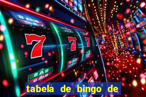 tabela de bingo de 1 a 100